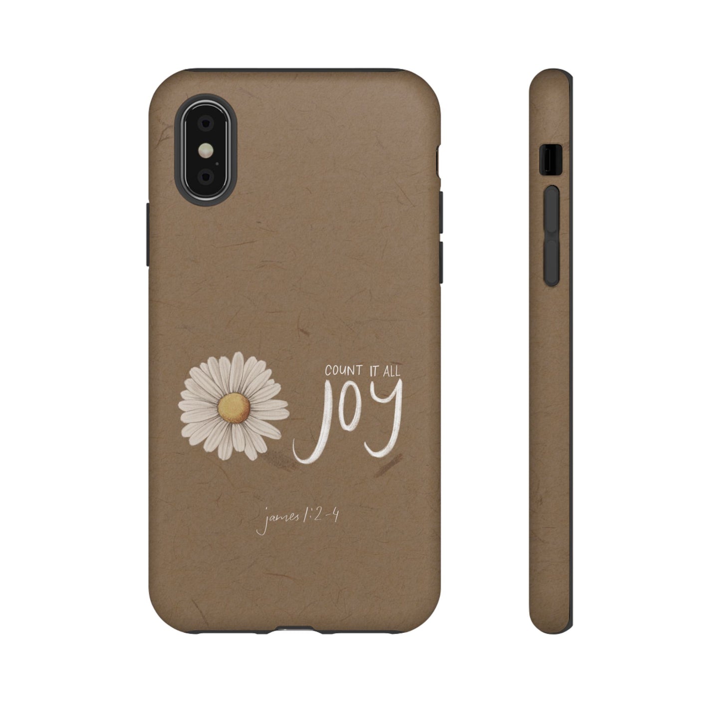 Count it All Joy Bible Verse Phone Case