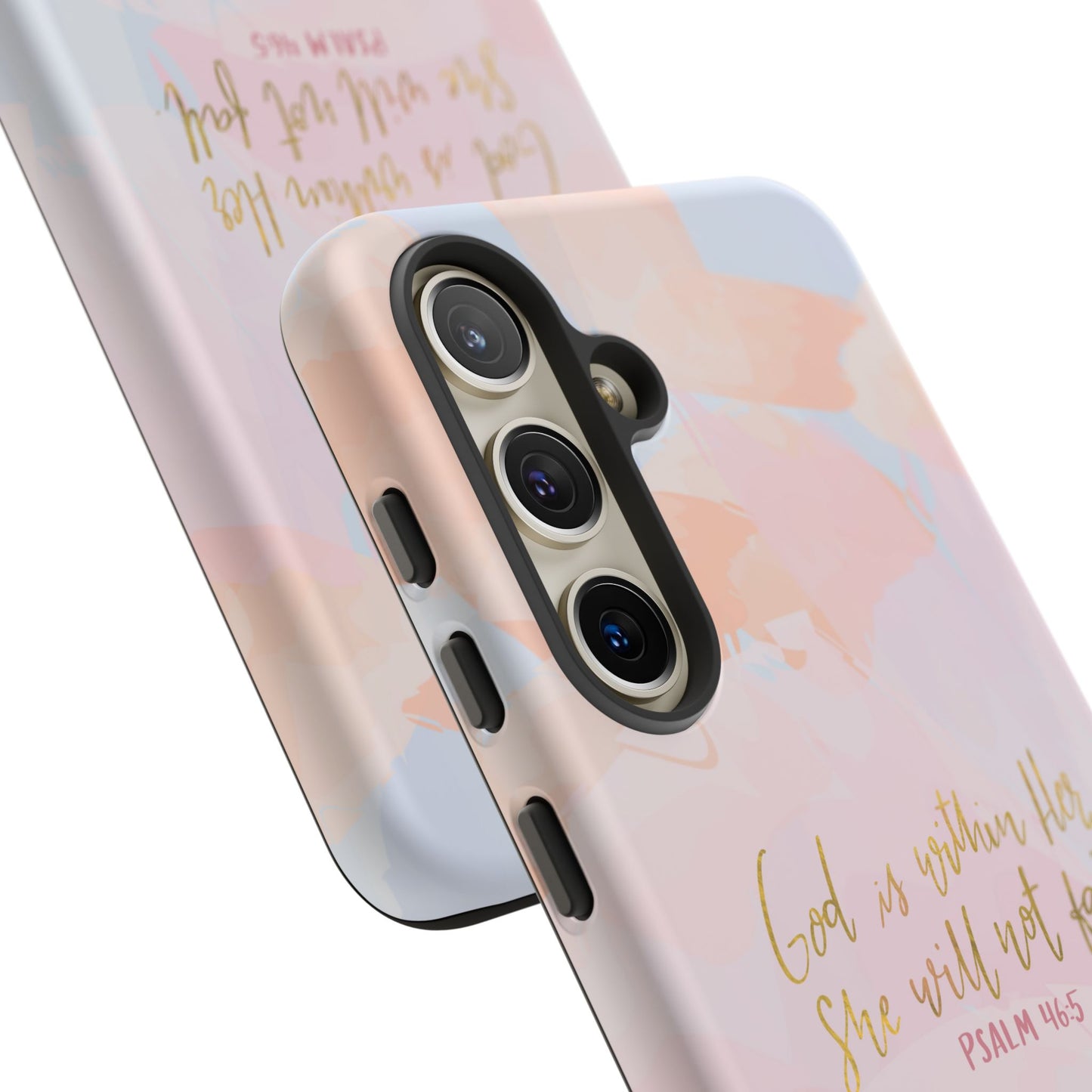 God is Within Her She will not fall Psalm 46:5 Bible Verse Phone Case