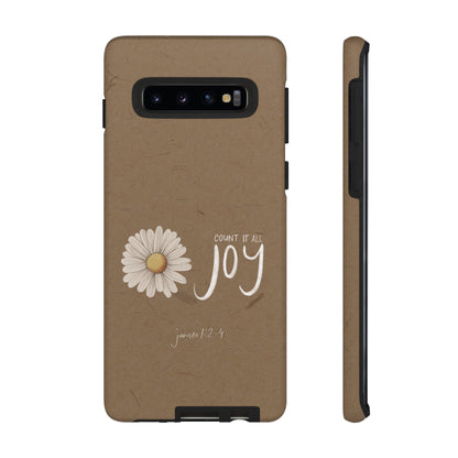 Count it All Joy Bible Verse Phone Case