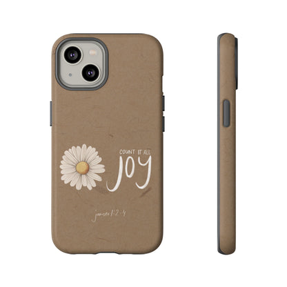 Count it All Joy Bible Verse Phone Case