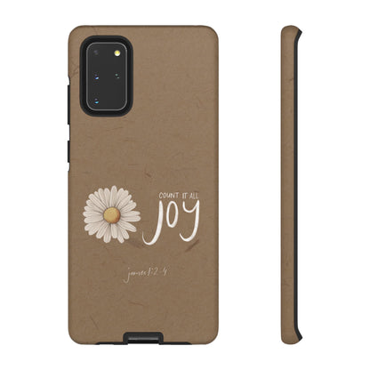 Count it All Joy Bible Verse Phone Case