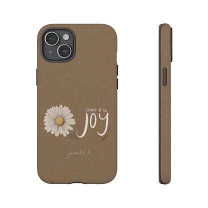 Count it All Joy Bible Verse Phone Case