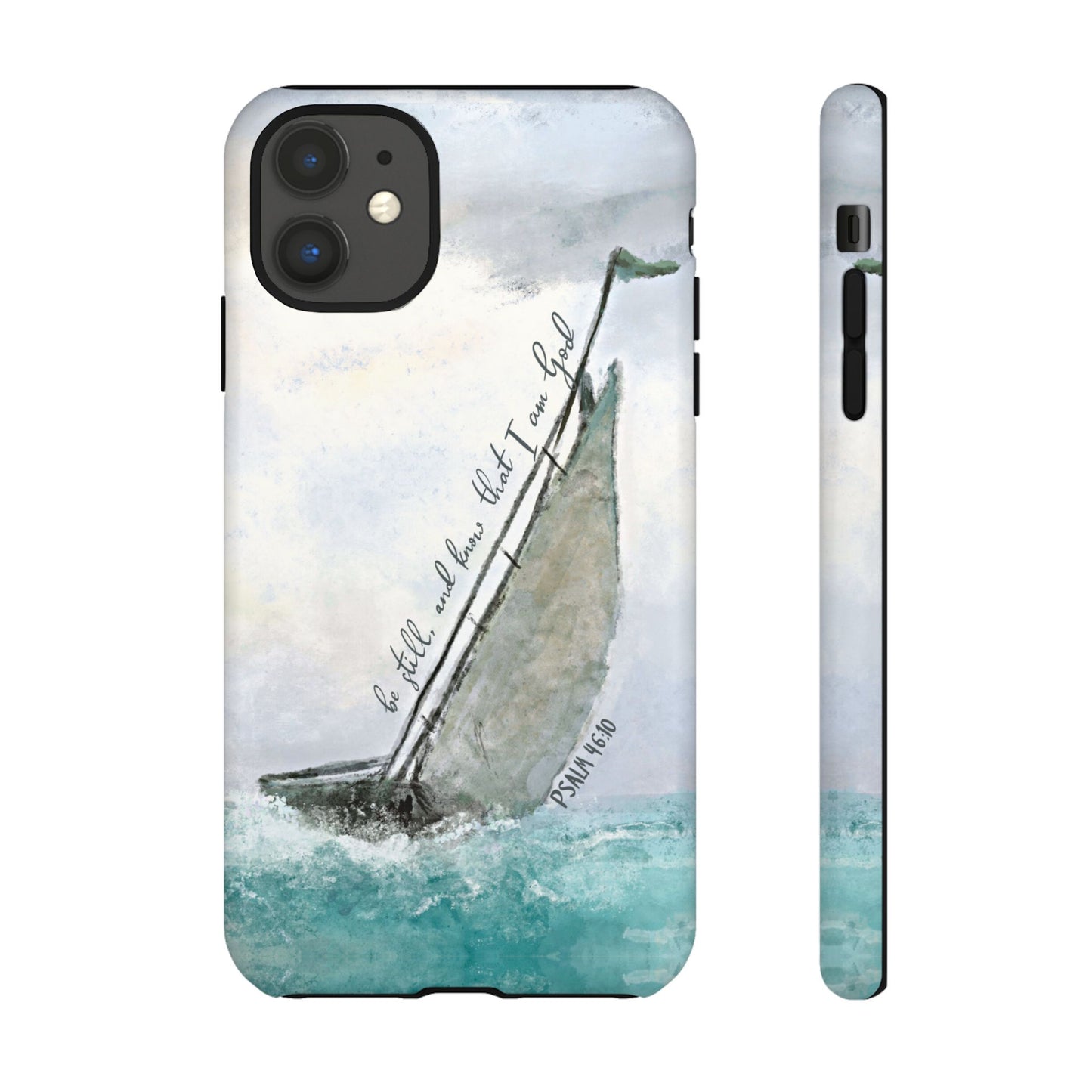 Be Still and Know, Psalm 46:10 Bible Verse Phone Case