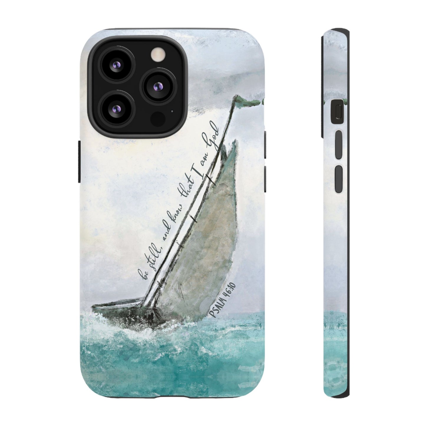 Be Still and Know, Psalm 46:10 Bible Verse Phone Case