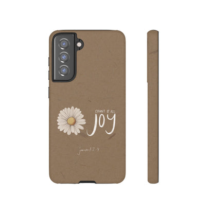 Count it All Joy Bible Verse Phone Case