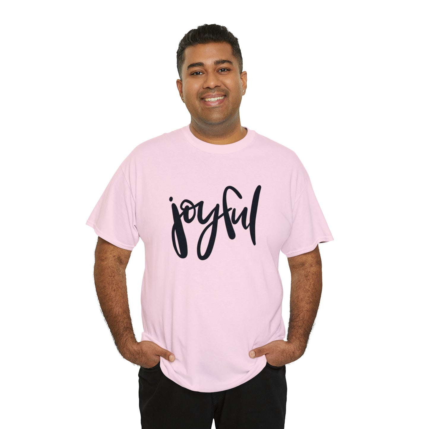 Joyful Unisex Heavy Cotton Tee, Christian Bible Verse T Shirt