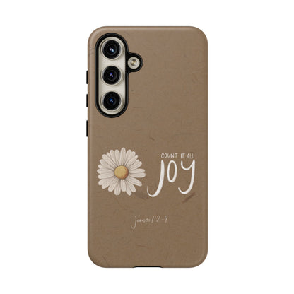 Count it All Joy Bible Verse Phone Case