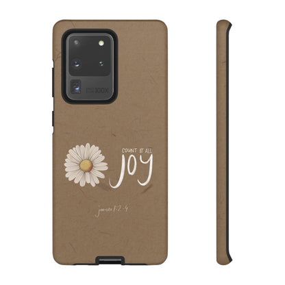 Count it All Joy Bible Verse Phone Case