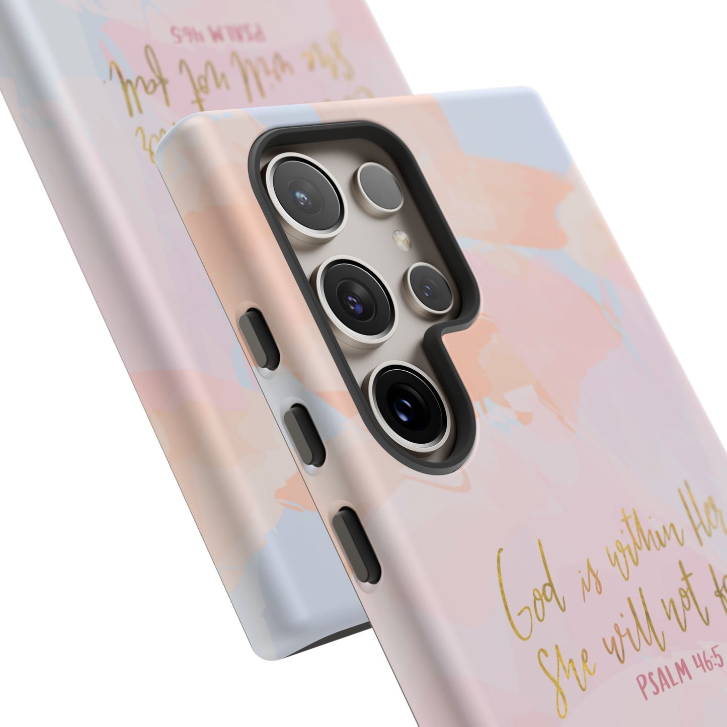 God is Within Her She will not fall Psalm 46:5 Bible Verse Phone Case