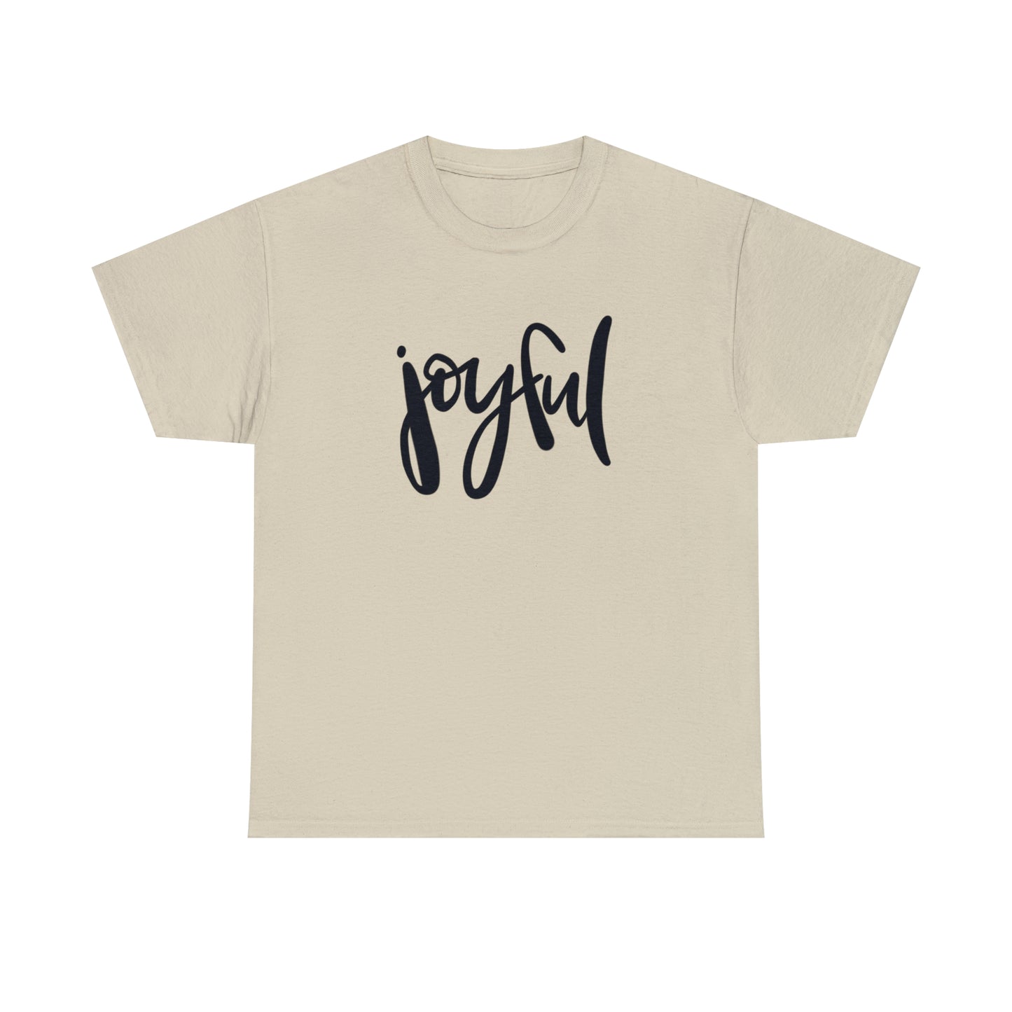 Joyful Unisex Heavy Cotton Tee, Christian Bible Verse T Shirt
