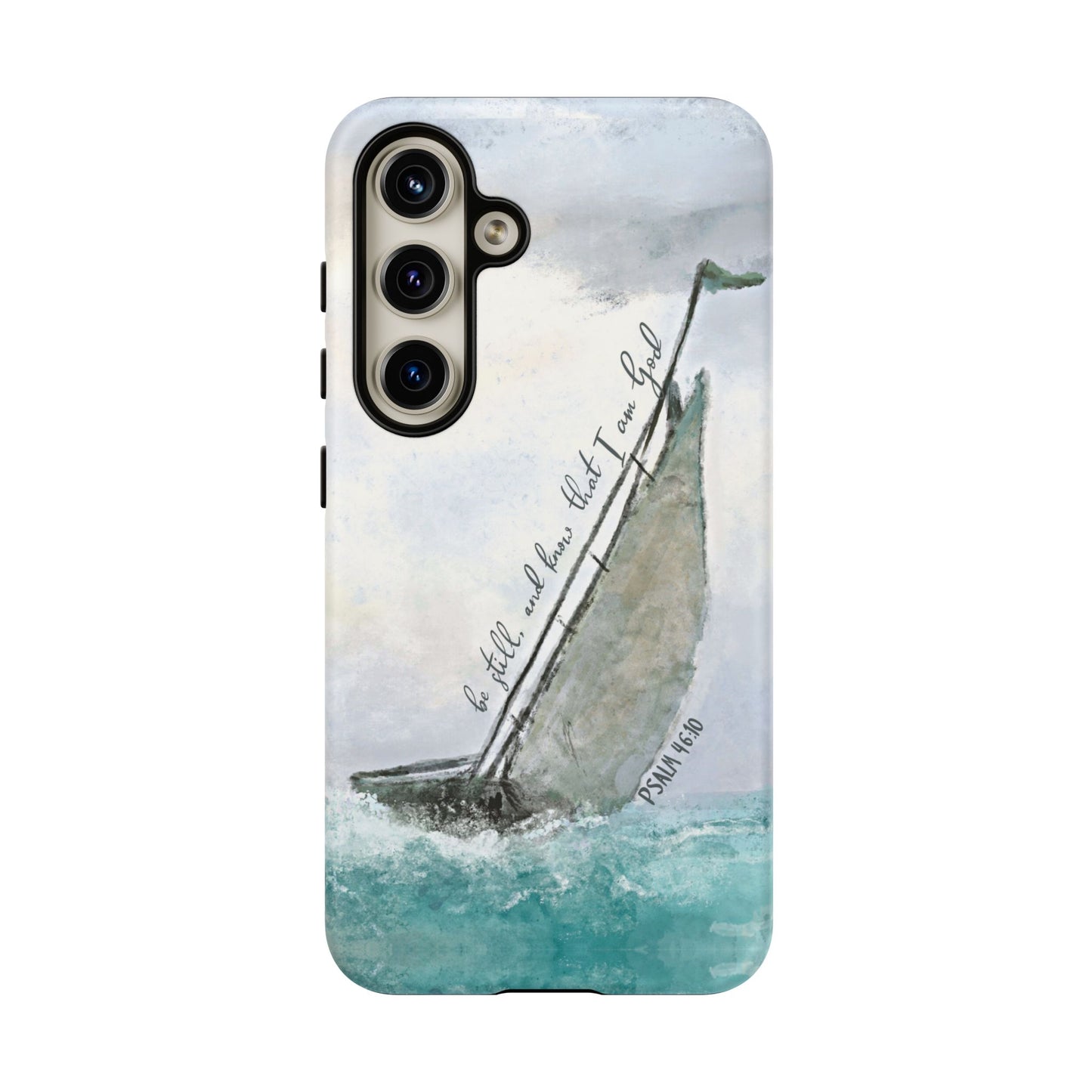 Be Still and Know, Psalm 46:10 Bible Verse Phone Case