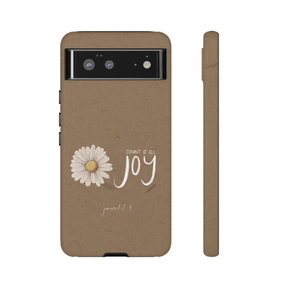 Count it All Joy Bible Verse Phone Case