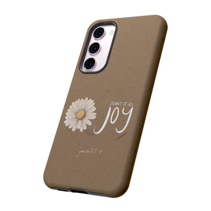 Count it All Joy Bible Verse Phone Case