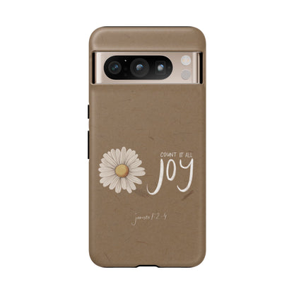 Count it All Joy Bible Verse Phone Case