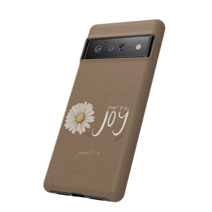 Count it All Joy Bible Verse Phone Case