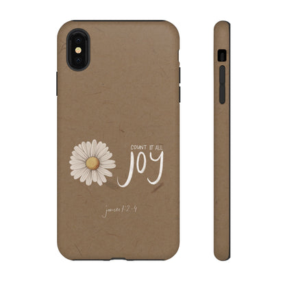 Count it All Joy Bible Verse Phone Case