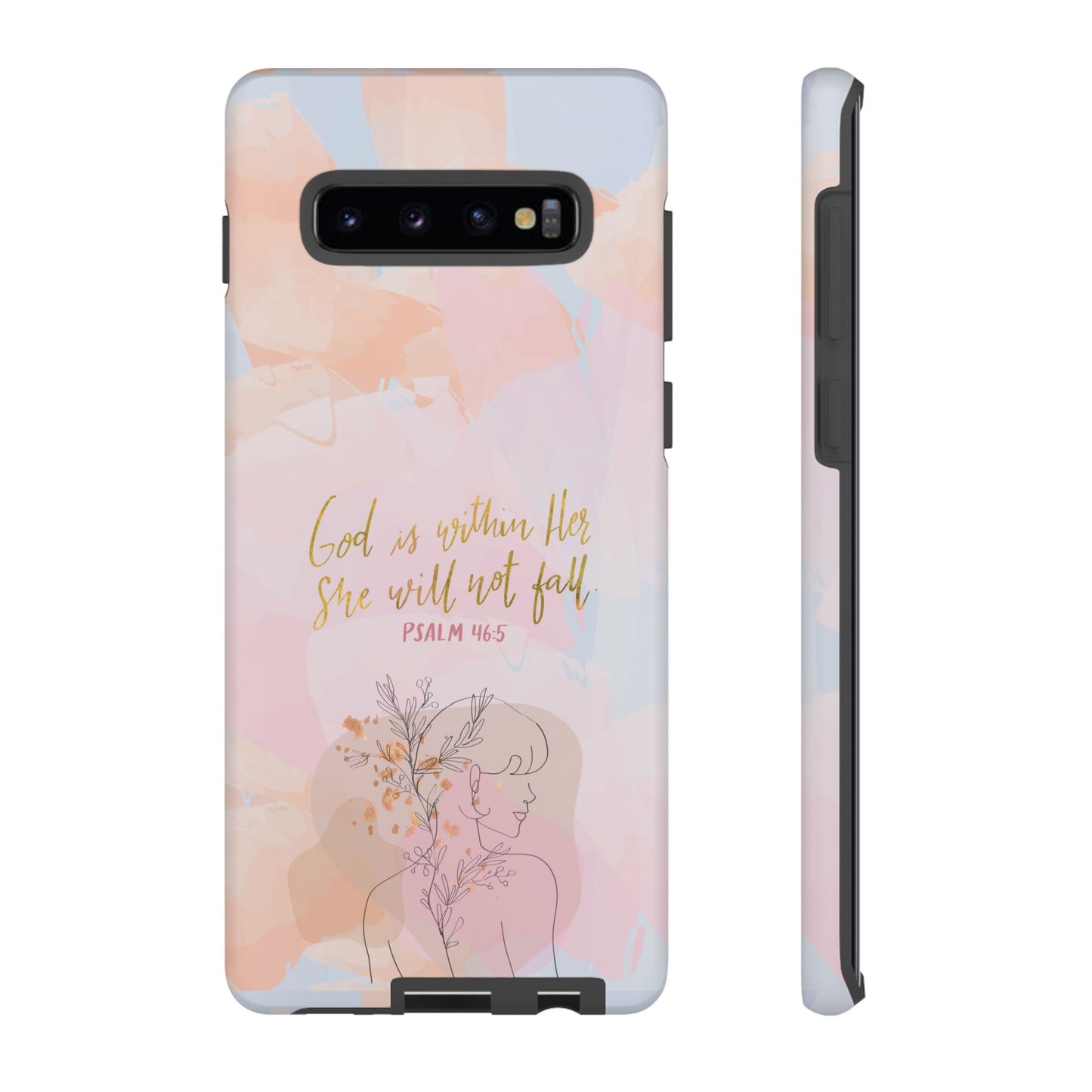 God is Within Her She will not fall Psalm 46:5 Bible Verse Phone Case