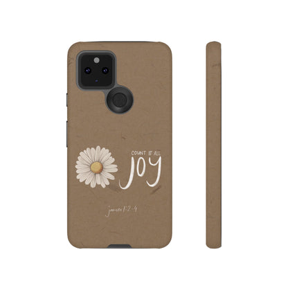 Count it All Joy Bible Verse Phone Case