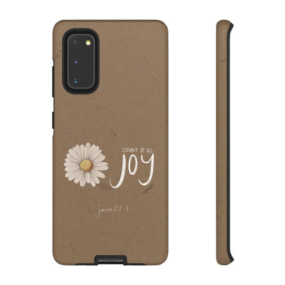 Count it All Joy Bible Verse Phone Case