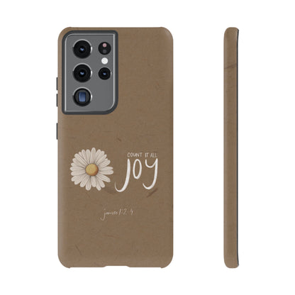 Count it All Joy Bible Verse Phone Case