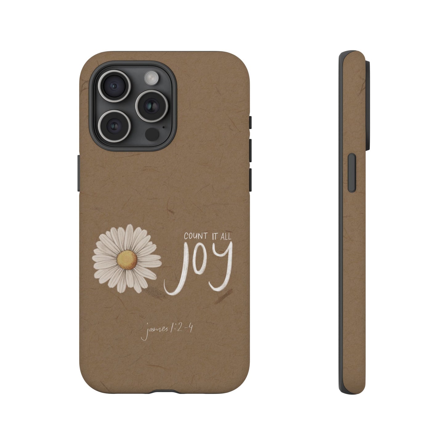 Count it All Joy Bible Verse Phone Case