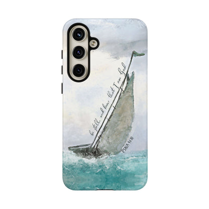 Be Still and Know, Psalm 46:10 Bible Verse Phone Case