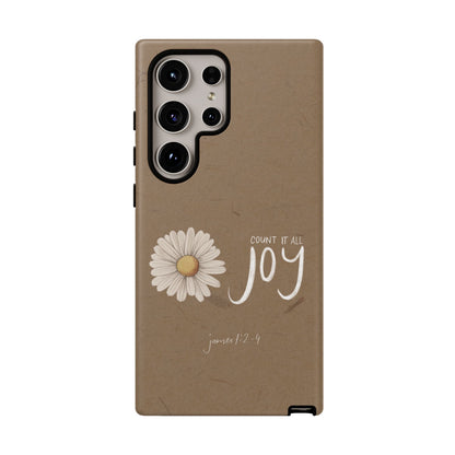 Count it All Joy Bible Verse Phone Case