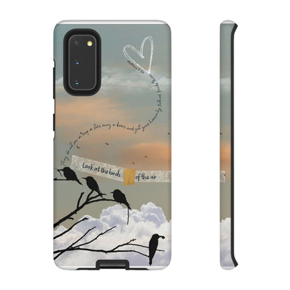 Look at the Birds of the Air, Luke Bible Verse Phone Case