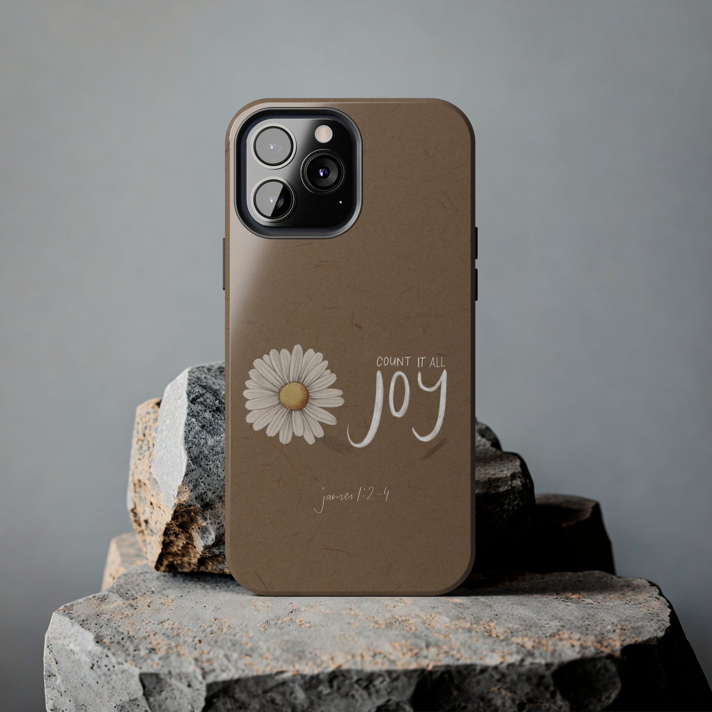 Count it All Joy Bible Verse Phone Case