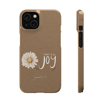 Count it All Joy Bible Verse Phone Case