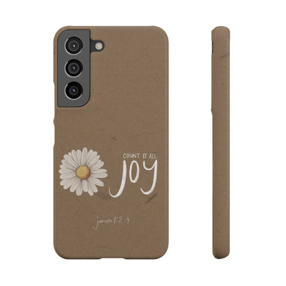 Count it All Joy Bible Verse Phone Case