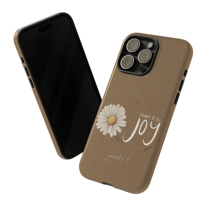 Count it All Joy Bible Verse Phone Case